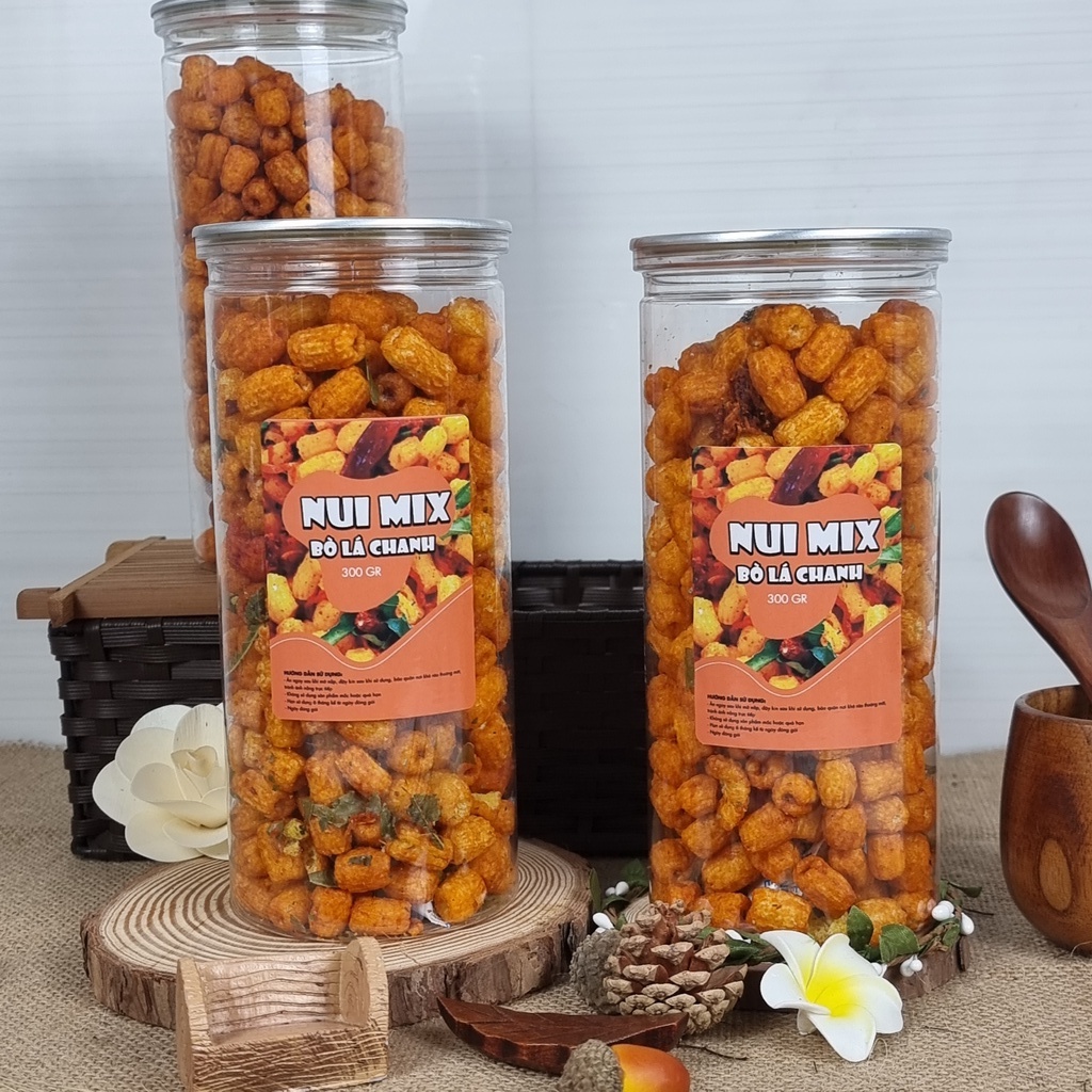 Nui bò lá chanh- Hủ pét 930ml 350g
