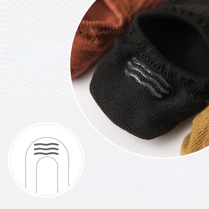 Set 5 Đôi Vớ Họa Tiết Sọc Dễ Thương Thời Trang Cho Nữ