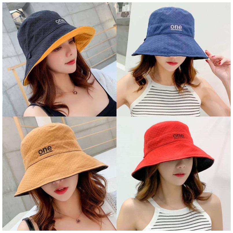 Mũ Bucket Topi Nelayan Pantai Matahari Wanita Phong Cách Hàn Quốc Mới Cho Nam Và Nữ