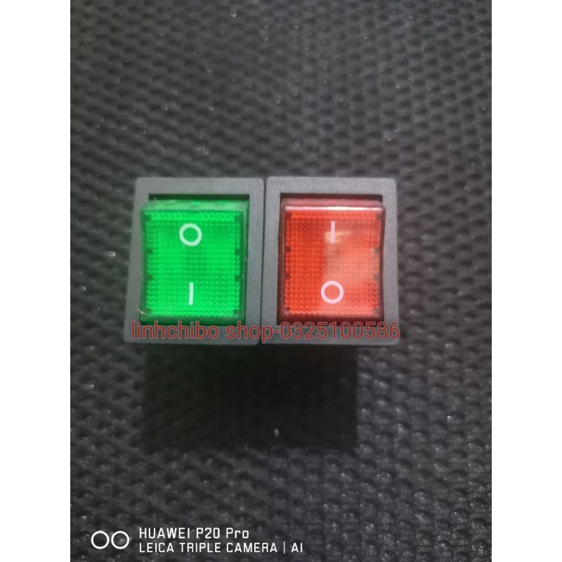 Công tắc tắt/bật 6 chân có đèn 30A
