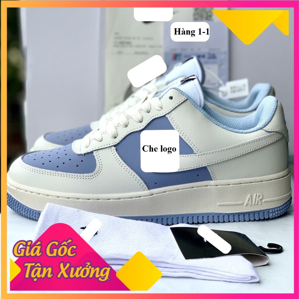 Giày thể thao hs- sv màu trắng tím (Free ship)(Hàng 1-1 Trung)(Tặng tất + box bảo vệ)