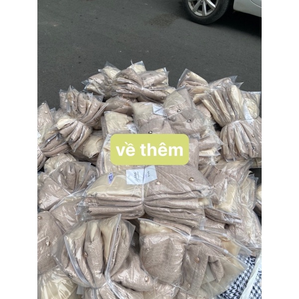 TL130 C1T5 Váy Đầm Dạ Pha Tay Siêu Xinh Chất Dạ Đẹp 2 Lớp