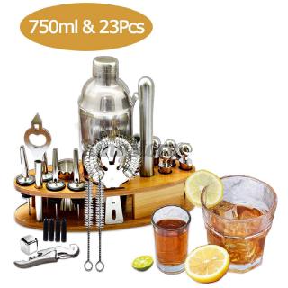 Set 23 đồ pha chế mix cocktail cho quầy bar