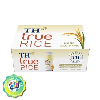 Thùng 24 chai nước gạo rang TH True Rice 300ml