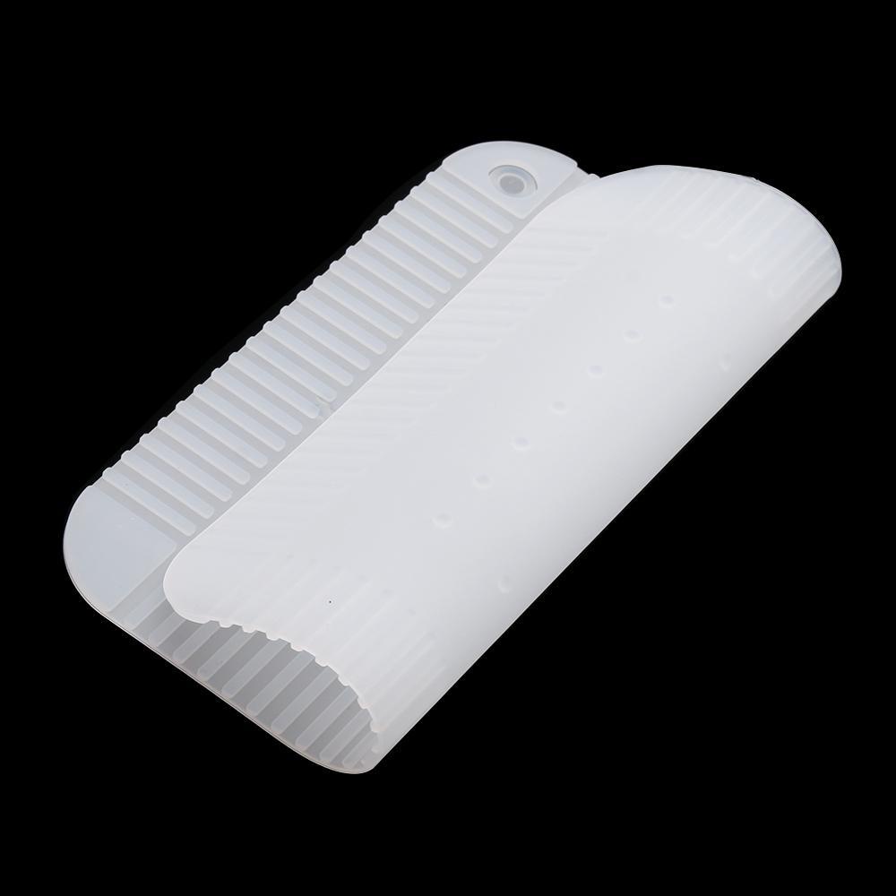 PISTA Set 1 / 2 Miếng Silicone Chặn Tóc Chống Tắc Nghẽn Bồn Rửa Tiện Dụng Ốp