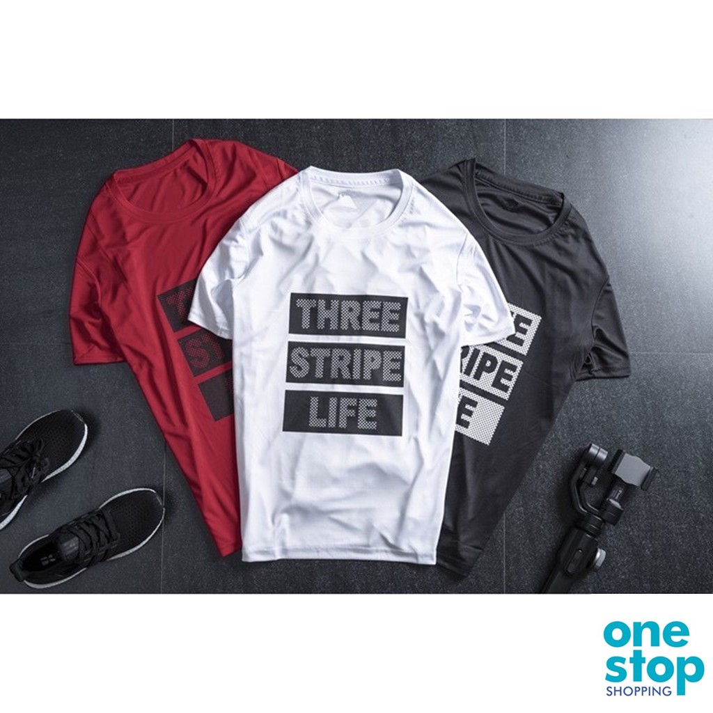 Áo thun thể thao cao cấp 3 màu thời trang phom 40-80kg One shop | BigBuy360 - bigbuy360.vn