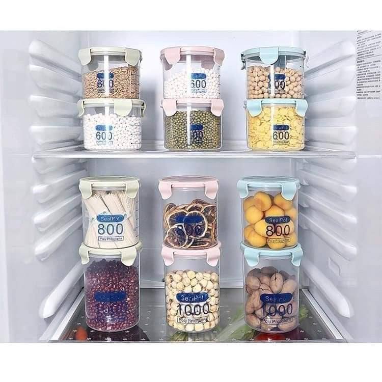 Set 3 hộp nhựa đựng đồ khô