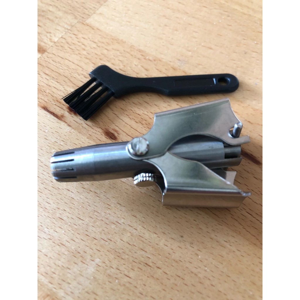 [SIÊU TIỆN ÍCH] Dụng cụ cắt tỉa lông mũi ES-108 bằng thép không gỉ cao cấp, máy cắt lông mũi an toàn tiện lợi