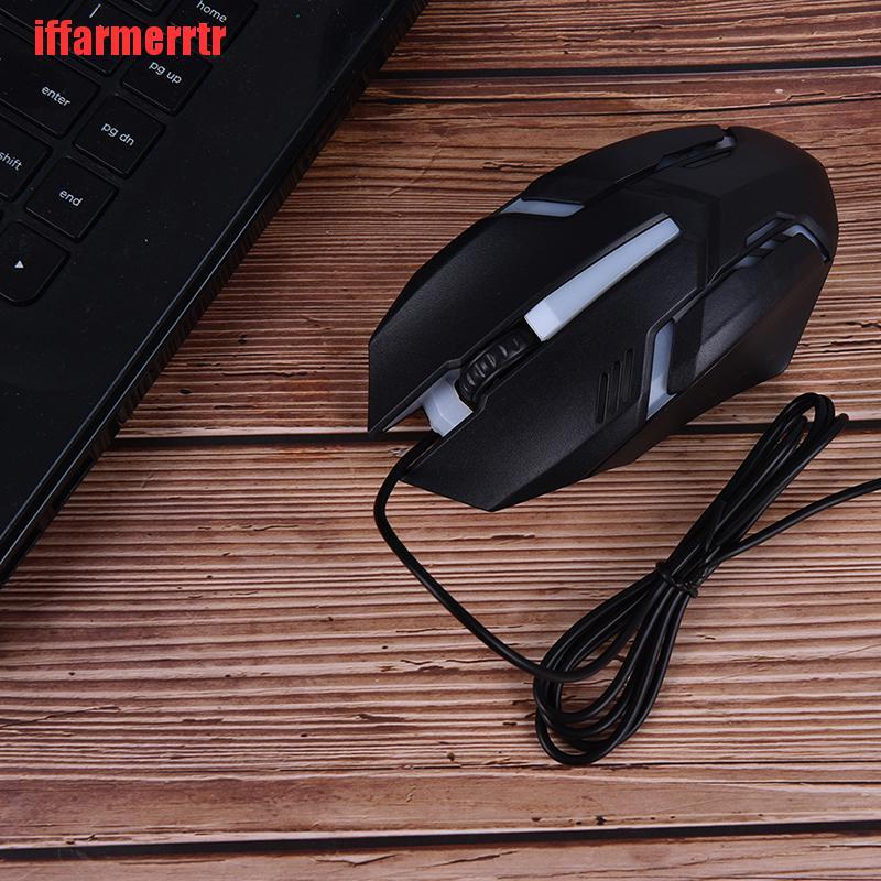 {iffarmerrtr}Wired Gaming Mouse Gamer Optical USB Computer Mouse Mice for PC Laptop Mouse LKZ