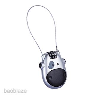[BAOBLAZE] Universal Helmet 3 Digit Password Code Lock Cable Rope Suitcase Car Bike Safety