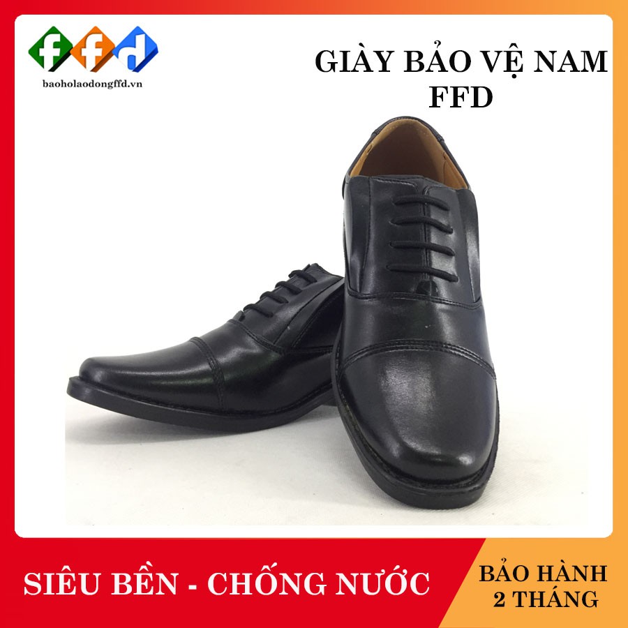 Giày bảo vệ nam, giày tây công sở dáng chuẩn, da bò, Hàng cao cấp sản xuất bởi công ty FFD