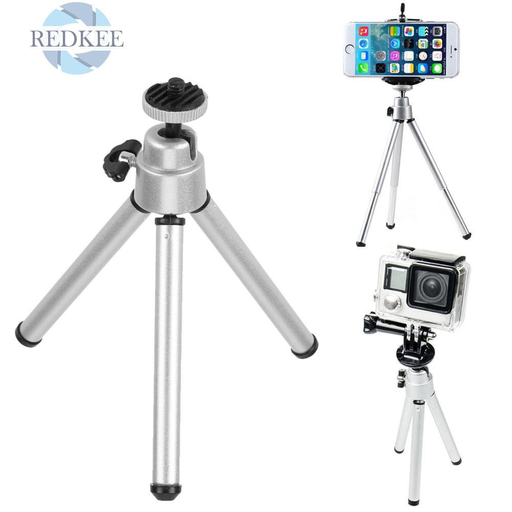 Giá Đỡ Ba Chân Mini Bằng Hợp Kim Nhôm Di Động Cho Máy Ảnh Gopro Phone