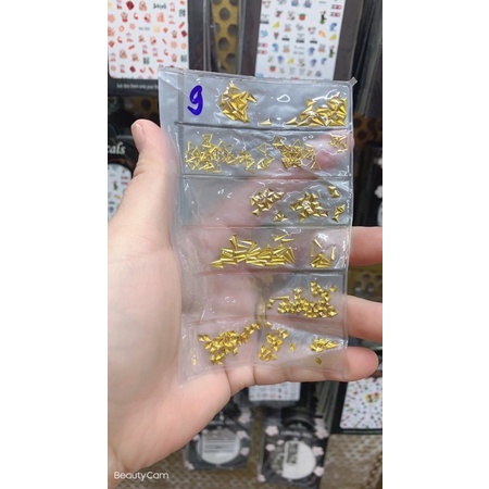 Charm kim loại rẻ bèo 1 set 6 kiểu