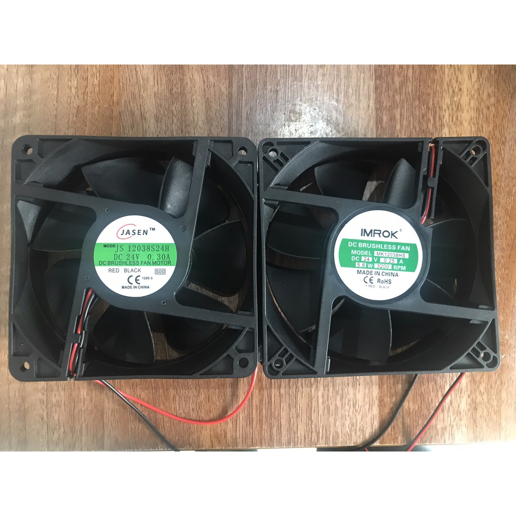 Quạt 24v 12x12 dùng làm tản nhiệt,làm mát cho máy hàn