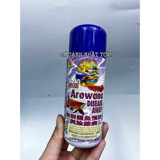 DUNG DỊCH OCEAN FREE DISEASE AWAY CHO CÁ RỒNG SỐ 2 150ML CÁC VẤN ĐỀ CHO CÁ