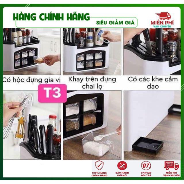 Kệ Để Gia Vị FREESHIP GIẢM 10K Khi Nhập Mã [Hộp Để Gia Vị] Đồ Gia Dụng