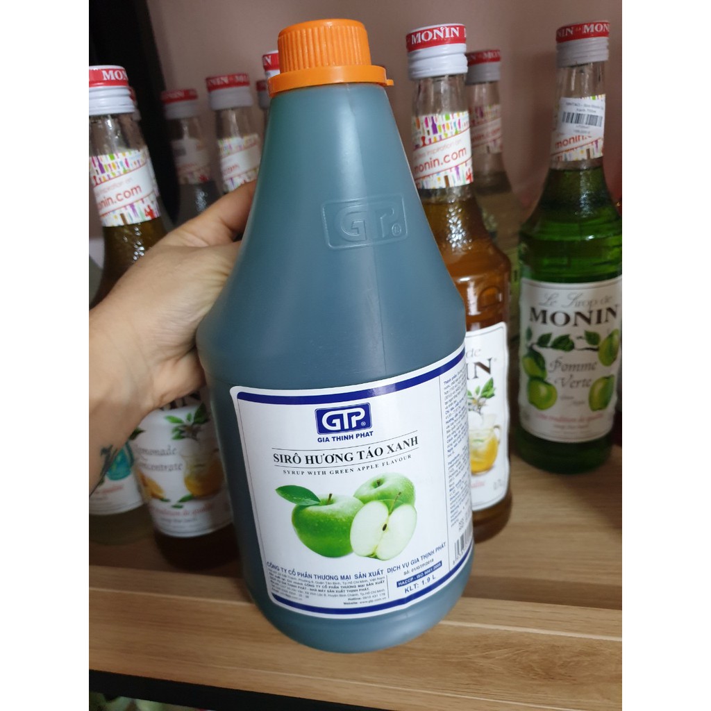 Siro GTP Táo xanh can 2.5kg - hàng việt nam, chất lượng ổn định