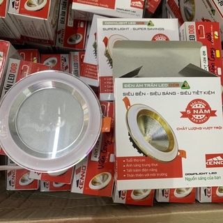 ⚡️Đèn Led Âm Trần kenno 12w⚡️Phi 90⚡️3 chế độ màu