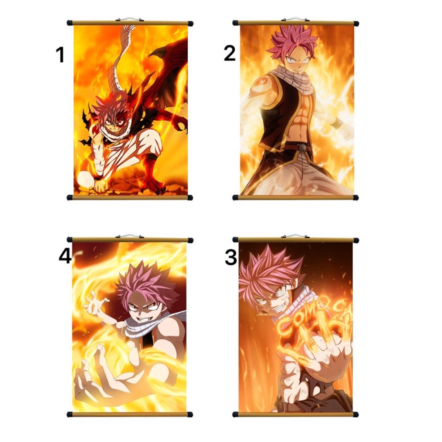 Ảnh anime fairy tail tranh treo tường anime fairy tail