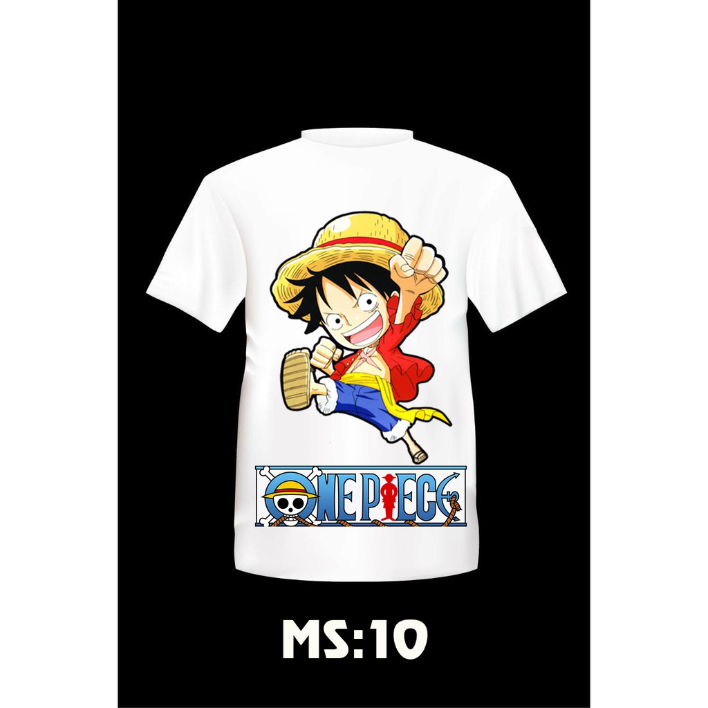 [Pikapi.Store] Áo thun form rộng cực chất in hình One Piece - Luffy