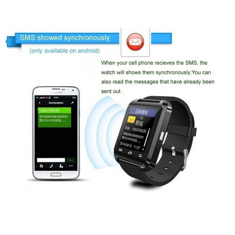 Đồng hồ thông minh U8 smart watch smartwatch kết nối bluetooth đo nhịp tim định vị trẻ em nghe gọi gps Chống nước