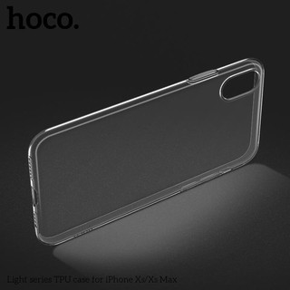 Ốp Lưng Silicon Dẻo Iphone XS Max - Trong Suốt -  Loại cao cấp - Hàng Chính Hãng Hoco