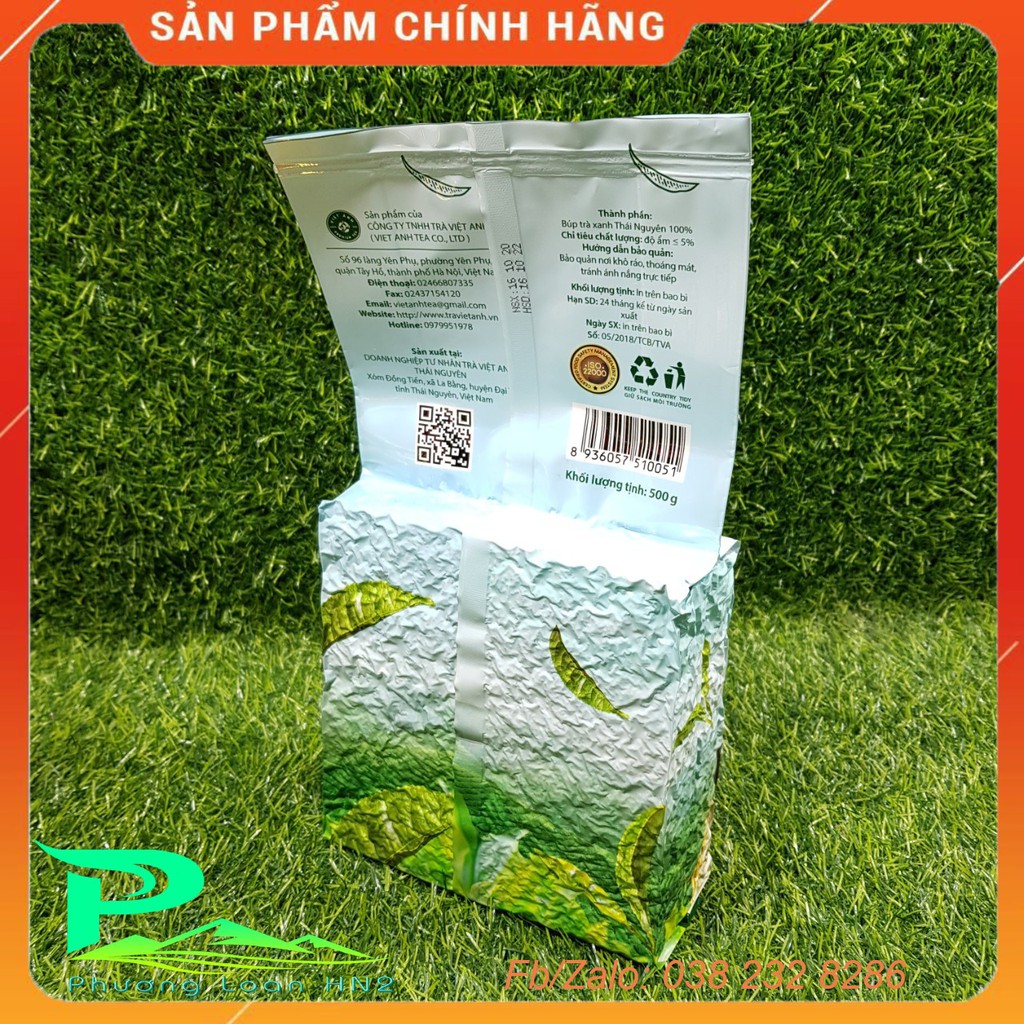 Chè xanh Thái Nguyên gói 500g Việt Anh