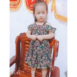 Váy hoa nhí bé gái