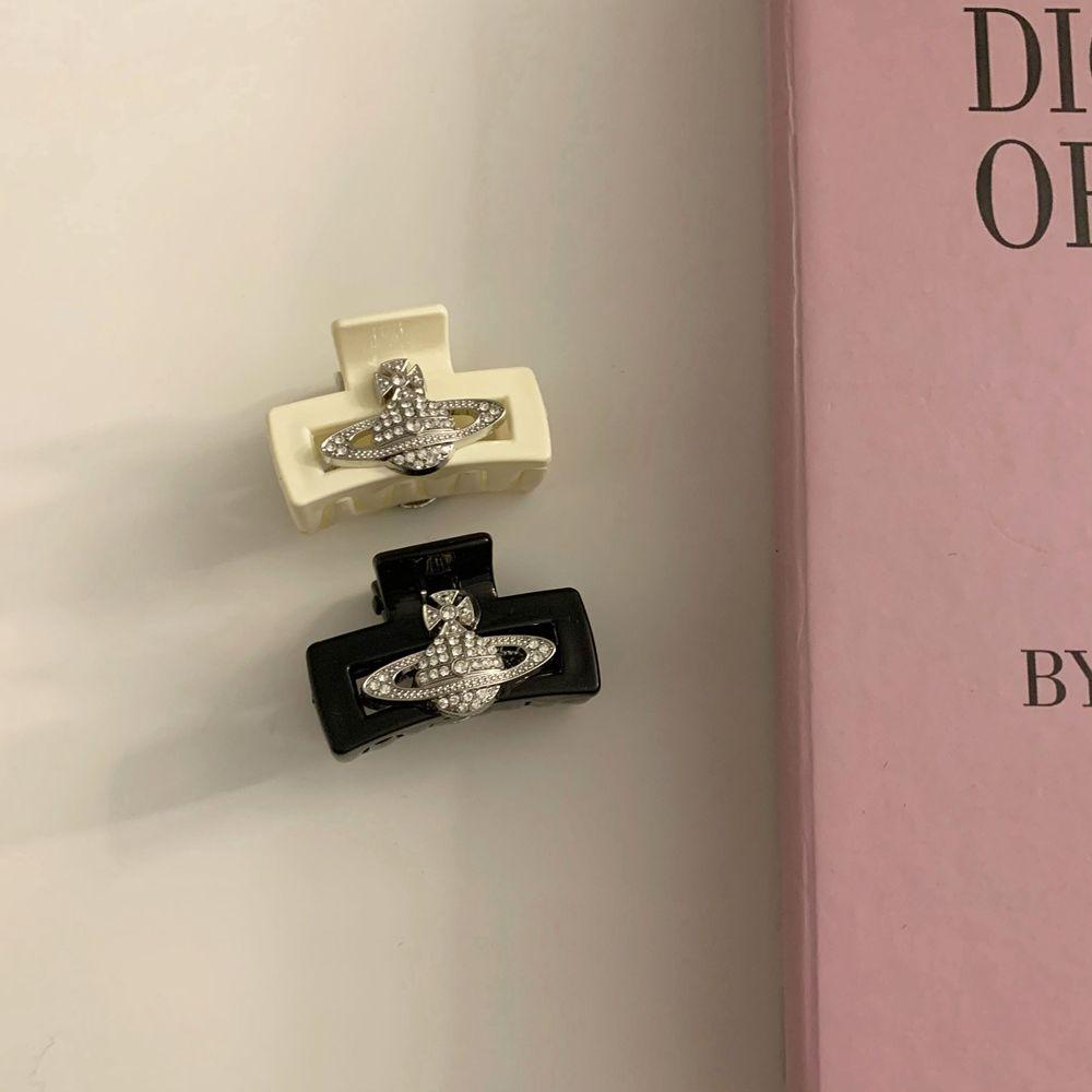 Kẹp Tóc Đính Đá Kim Cương Giả Kiểu Dáng Đơn Giản Ngọt Ngào Cho Nữ