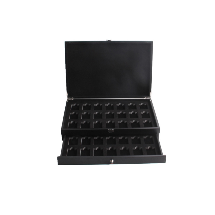 Hộp đựng bật lửa trưng bày Zippo bằng gỗ 21 - 42 chỗ
