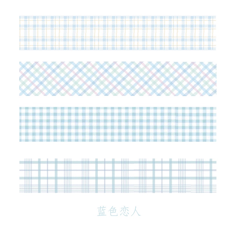 4 Cuộn Băng Keo Washi Trang Trí