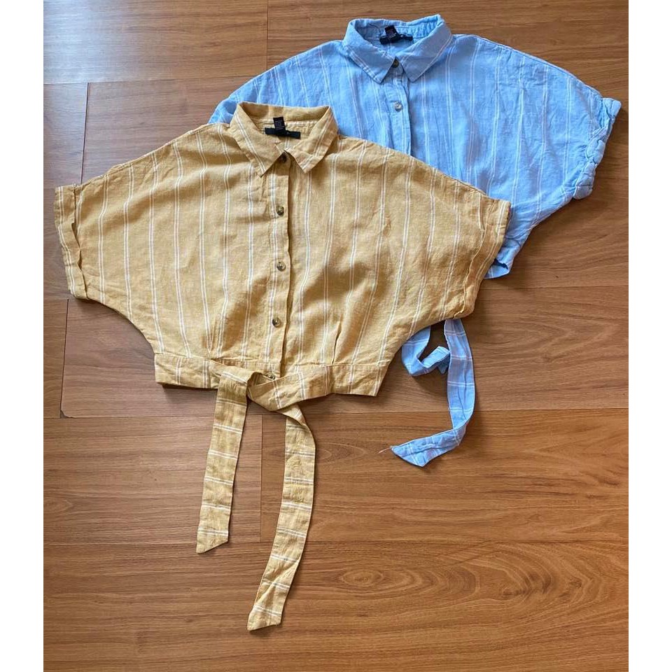 Croptop somi cột vạt