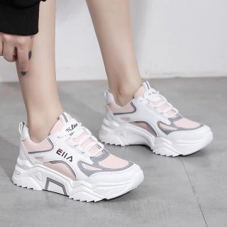 Giày thể thao nữ độn đế phản quang EILAA