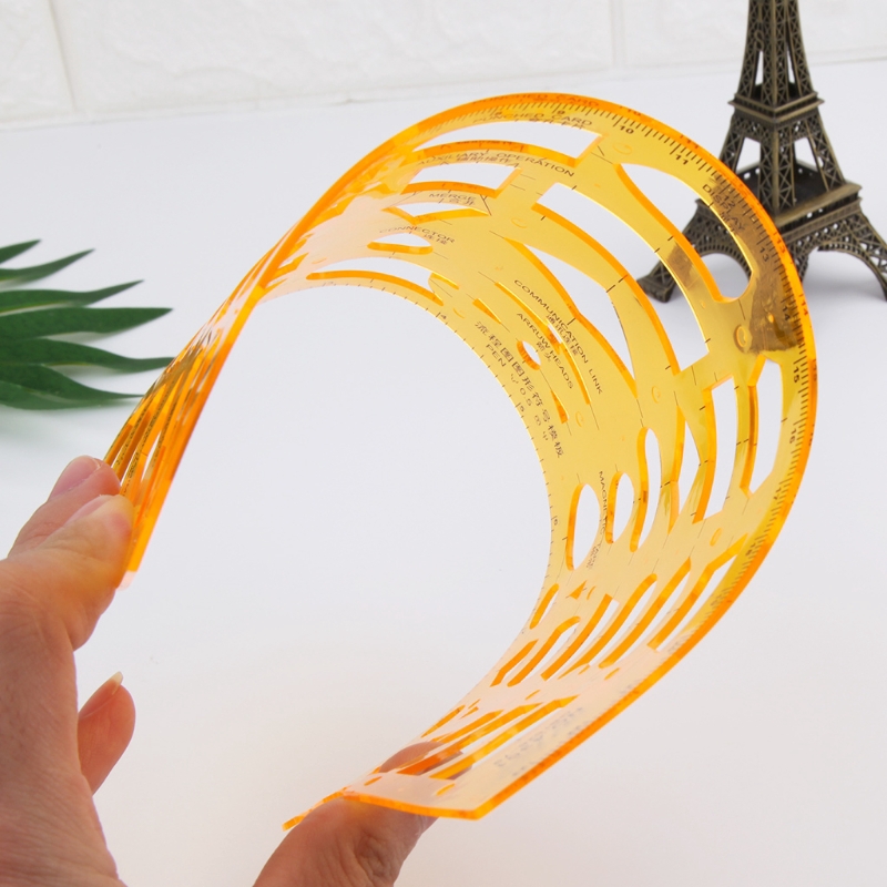 Thước kẻ vẽ hình học bằng nhựa resin