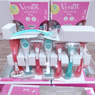 Dao cạo nữ Venus Glitte Sensitive plus 3 đầu lưỡi