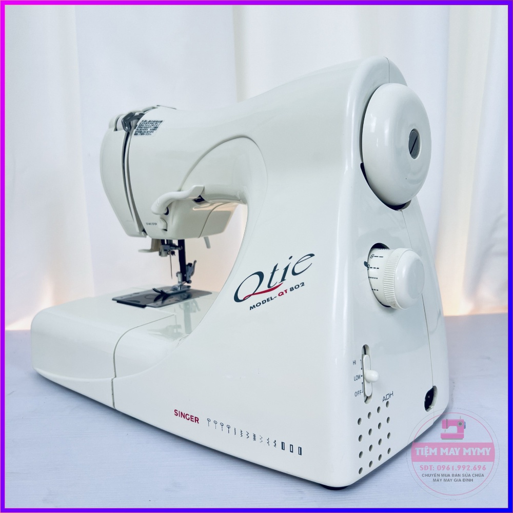 Máy May Mini Gia Đình Singer Qtie QT-802 Bền Rẻ Đa Năng Chất Lượng Nhật Bản