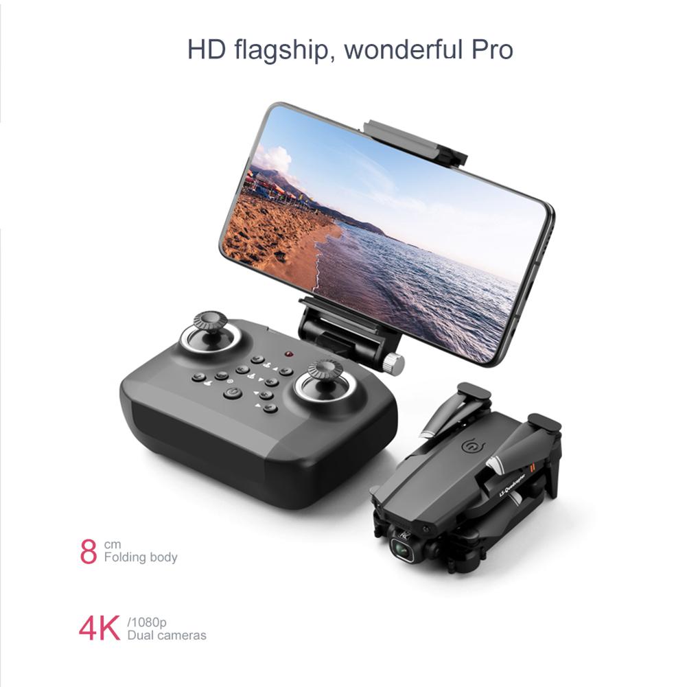 RC Drone 4K HD FPV Máy ảnh kép góc rộng HD chuyên nghiệp 4K Hight Hold Giữ nguyên RC Quadcopter có thể gập lại