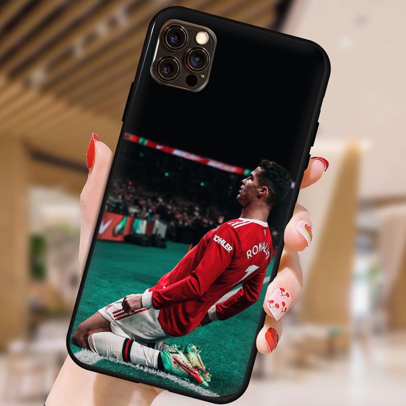 Ốp Điện Thoại Mềm In Hình Ronaldo Cho iPhone 5 5s SE 2016 6 6s 6Plus 6sPlus 7 8 7Plus 8Plus X XS XR XS Max