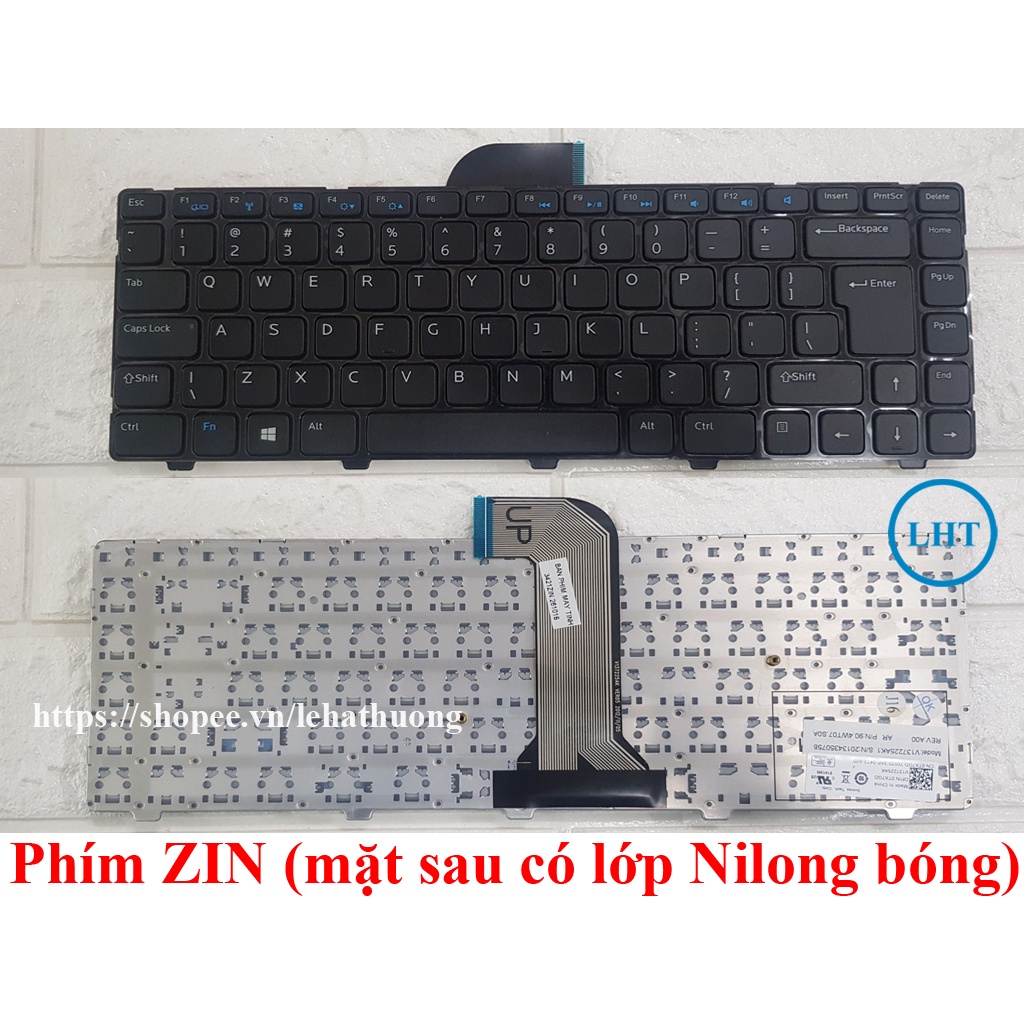 Keyboard/ Bàn Phím Laptop Dell 3421 3437 5421 5437 5435 V2421 nhập khẩu