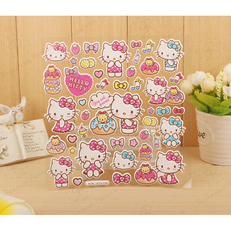 Decal Hello Kitty dán dây