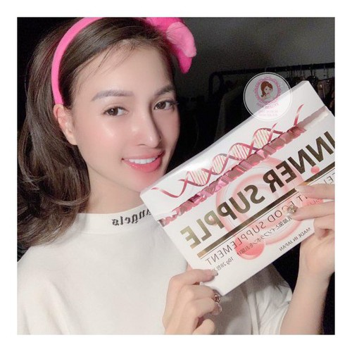 Nước uống INNER SUPPLE Tăng nội tiết tố nữ 28 ngày Nhật Bản - Tách lẻ 1 gói