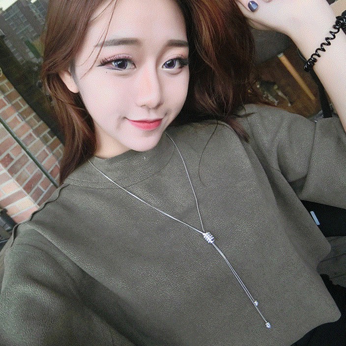 Dây chuyền dáng dài đeo qua ngực lấp lánh phụ kiện thời trang hotgirl ulzzang hàn quốc 🔝🔝 Popanda