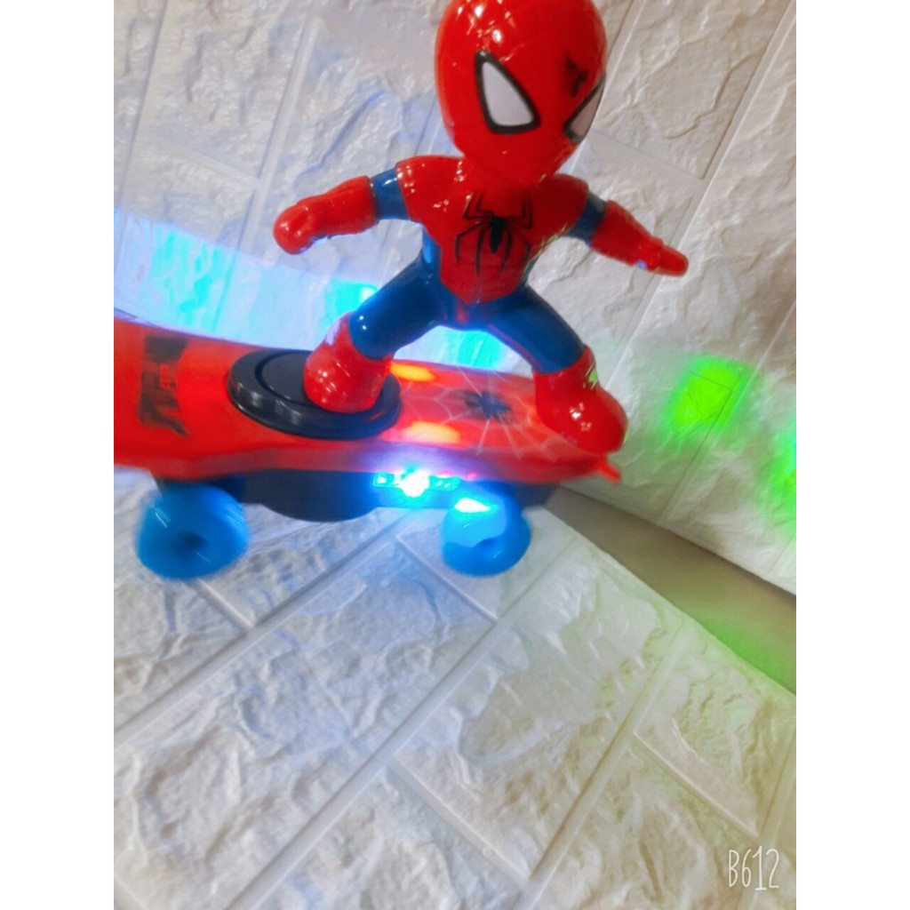Bộ đồ chơi người nhện trượt ván siêu sao