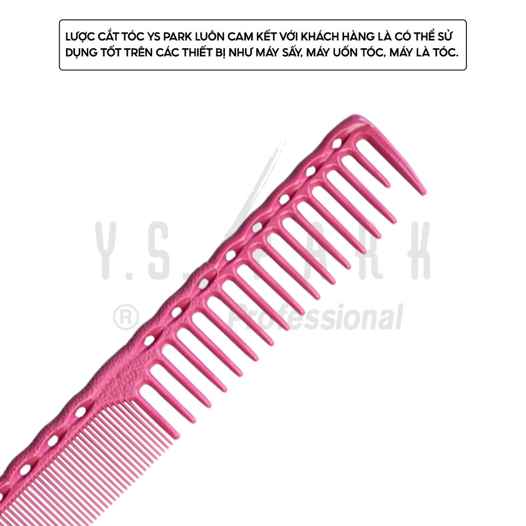 Lược cắt tóc nữ Nhật Bản YS Park professional nhựa cao cấp chịu nhiệt YS332 hàng chính hãng