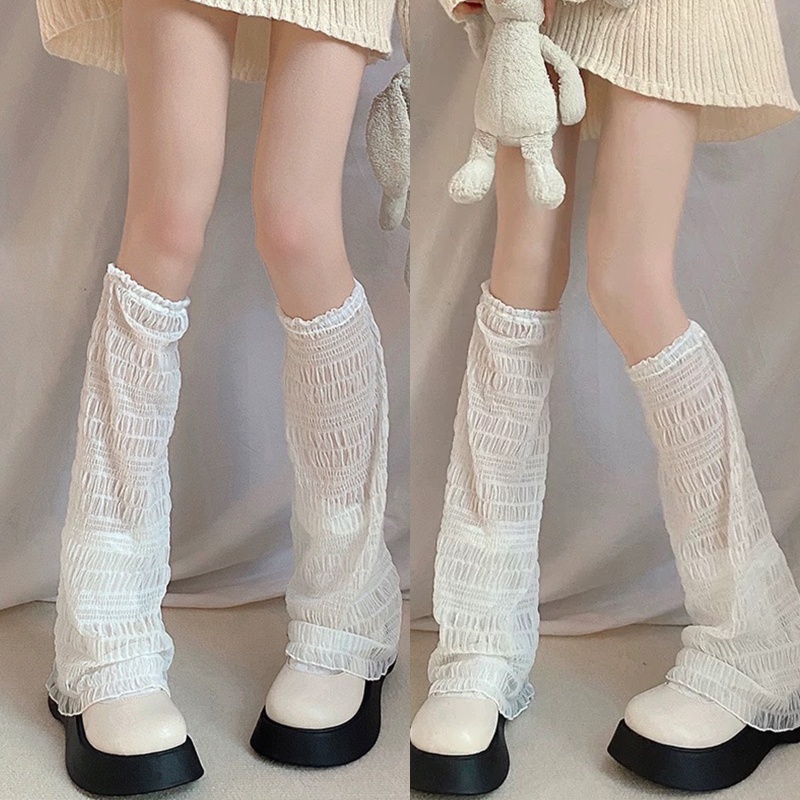 XIXI Vớ Ống Chân Họa Tiết Kẻ Sọc Phong Cách Lolita Thời Trang Mùa Hè Xinh Xắn Cho Nữ