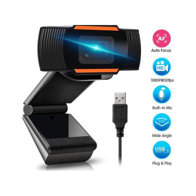 Webcam Hd 720p Tích Hợp Micro Tiện Dụng Cho Máy Tính / Laptop | BigBuy360 - bigbuy360.vn