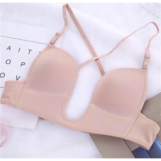 áo lót su hình chữ U nâng ngực khoét sâu 3312