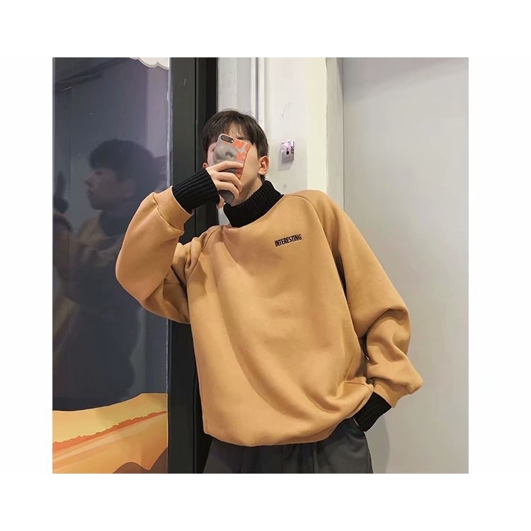 Áo Sweater dáng rộng giả nhiều lớp thời trang mùa đông cho nam | BigBuy360 - bigbuy360.vn