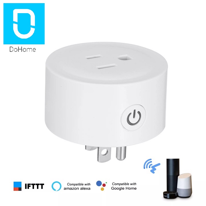 Ổ Cắm Thông Minh Wifi 10A, Điều Khiển Từ Xa Bằng Điện Thoại, tặng ổ cắm chuyển đổi 3 chấu sang 2 chấu