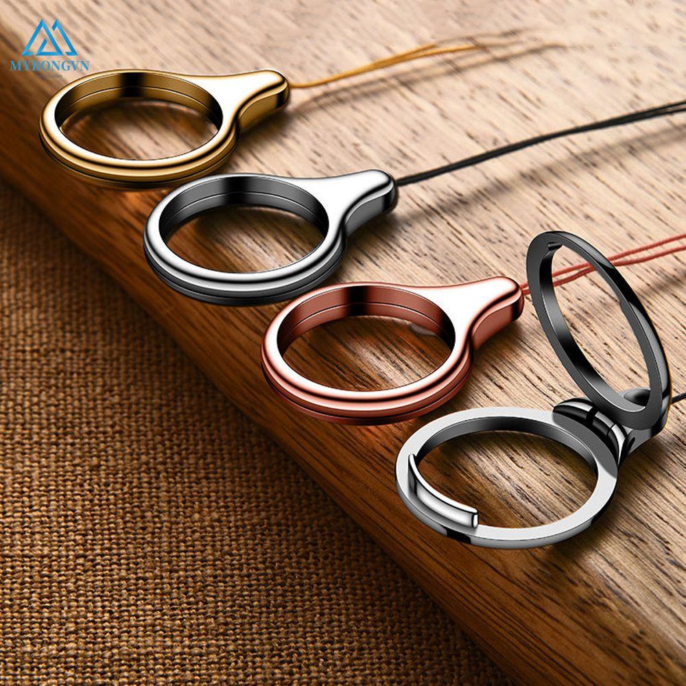 Dây Đeo Điện Thoại Bằng Kim Loại 2 Trong 1 Có Thể Xoay 360 Độ Tiện Dụng